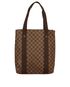 Damier Ebene Cabas Beaubourg Bag, back view